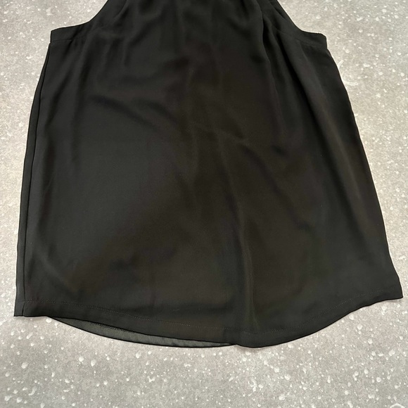 JULES & Leopold Black Trim Mock-Neck Blouse (Size XS) - Picture 6 of 9